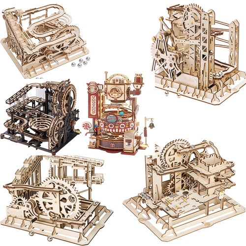 Rokr wooden puzzle marble - 3d,