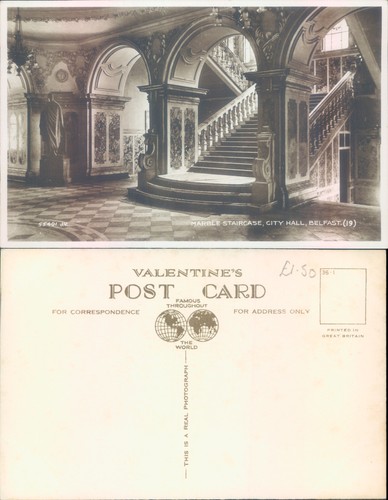 Marble staircase city hall - marble,