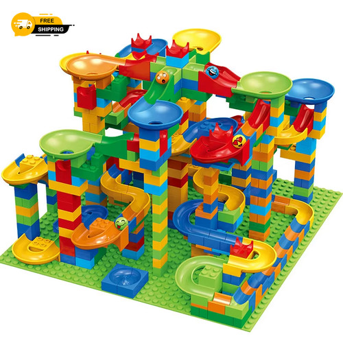 168pcs marble race - marble, blocks