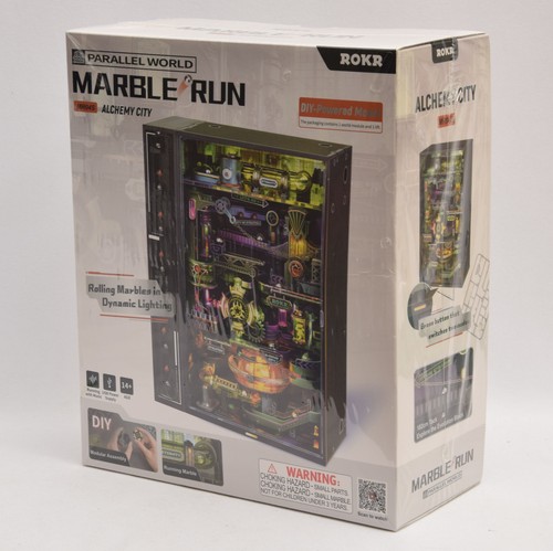 Rokr alchemy city marble run - city,