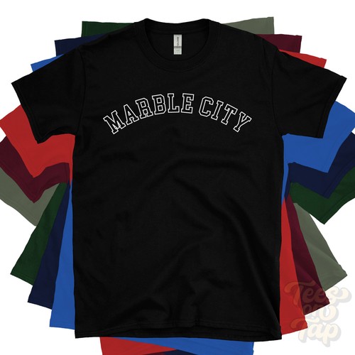 Marble city shirt - marble,