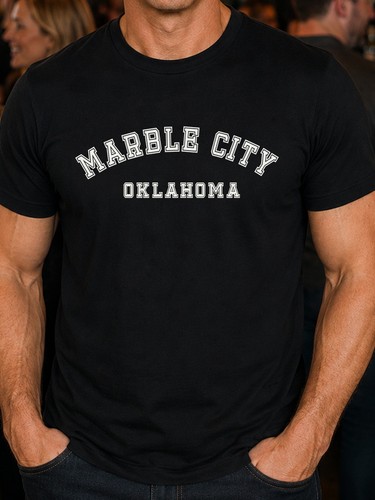 Marble city oklahoma mens - marble, city,