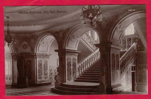 Marble staircase city hall - city,
