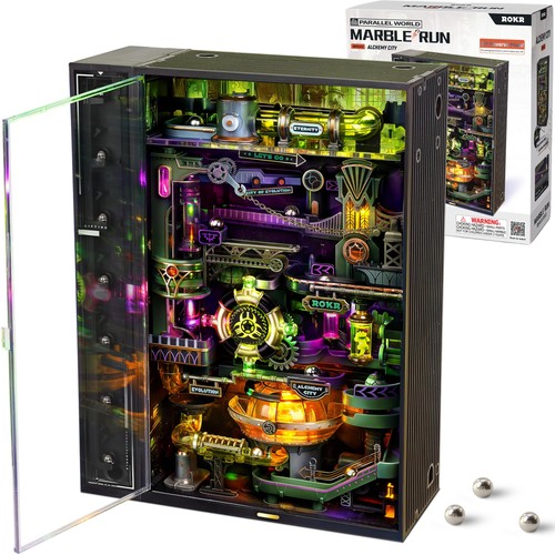 Marble run puzzle alchemy - 3d,